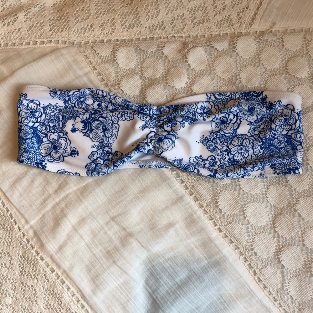 American Apparel | Strapless Floral Bikini Bandeau